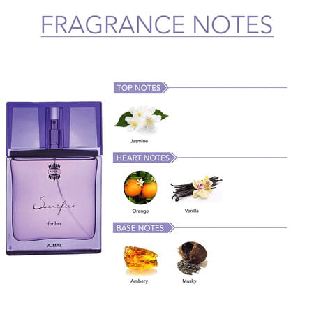 Ajmal Wisal Dhahab Edp 50ml Perfume For Men And Sacrifice For Her Edp 50ml Perfume For Women