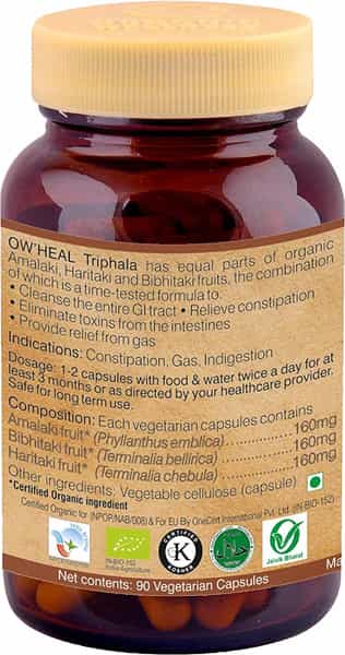 Organic Wellness Owheal Triphala Capsule 90
