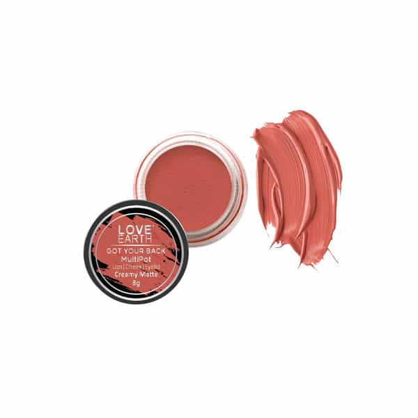 Love Earth Lip & Cheek Tint Multipot-Got Your Back With Richness Of Essential Oils And Vitamin E 8Gm
