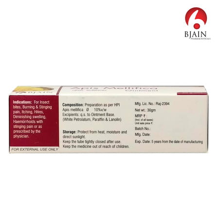 Bjain Apis Mellifica Homeopathic Ointment - 30gm