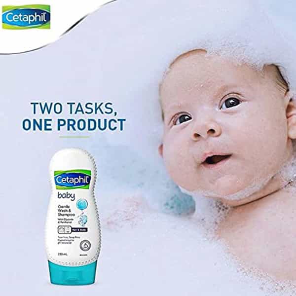 Cetaphil Baby Gentle Wash & Shampoo | Tear & Soap Free | 230 Ml | Pack Of 2