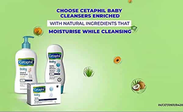 Cetaphil Baby Gentle Wash & Shampoo | Tear & Soap Free | 230 Ml | Pack Of 2