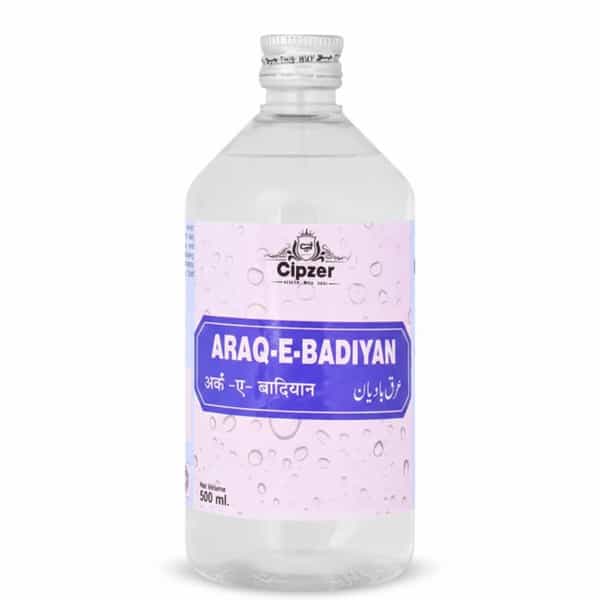 Cipzer Arq-E-Badiyan 500Ml | Supports Liver & Stomach Health (Pack Of 1)