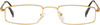 Klar Eye Full Rim Rectangle Reading Glasses Men And Women Powers +0.75 To +3.50 0.75 Power Gold
