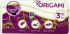 Origami Luxuria Dry Pocket Tissue / Paper Hanky 3 Ply - 10 Pulls In1 - Pack Of 10