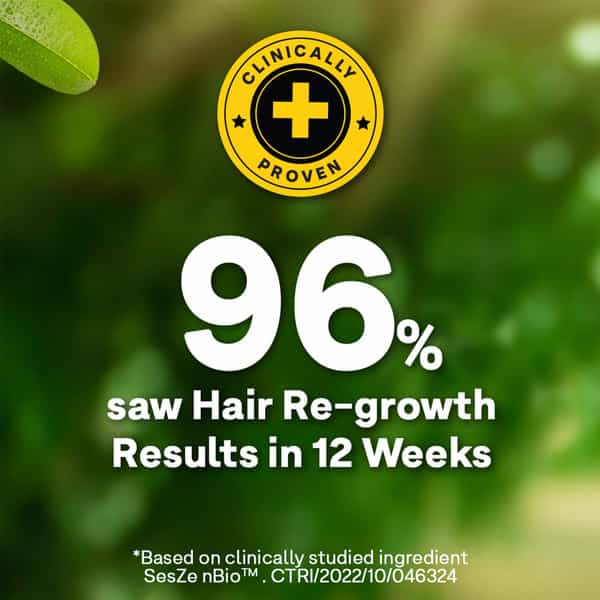 Oziva Plant Based Hair Vitamins | Omega-3 + Biotin | Hair Fall Control & Growth | 60 Capsules