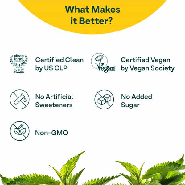 Oziva Plant Based Hair Vitamins | Omega-3 + Biotin | Hair Fall Control & Growth | 60 Capsules