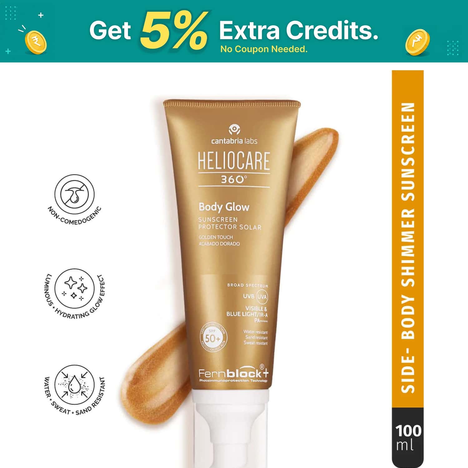 Heliocare 360 Body Glow | 100ml