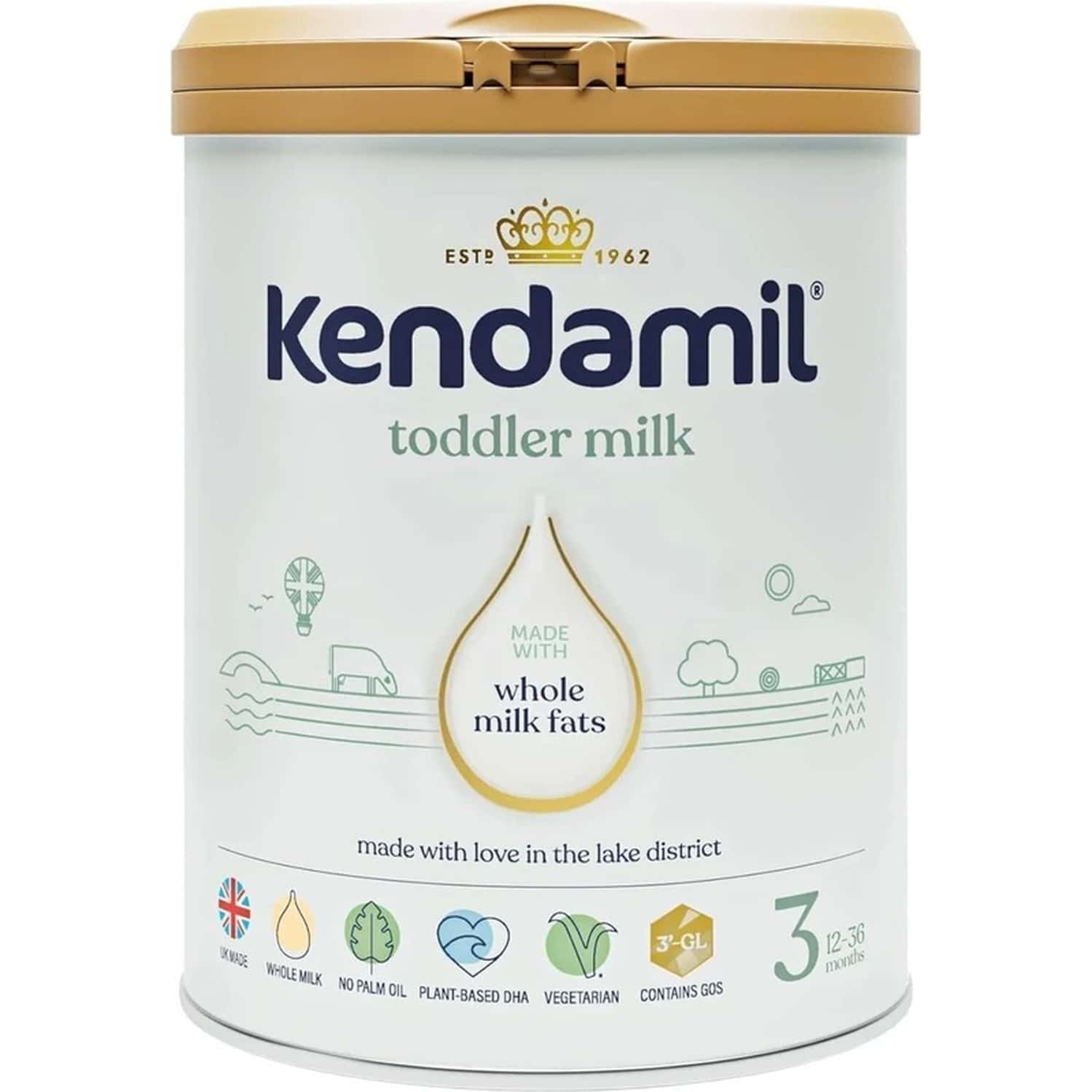 Kendamil Classic Stage 3 | Toddler Whole Milk Formula 800 G
