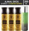 Ajmal 3 Aurum Femme For Women & 1 Nightingale For Men & Women Deodorants Each 200Ml Combo Pack Of 4