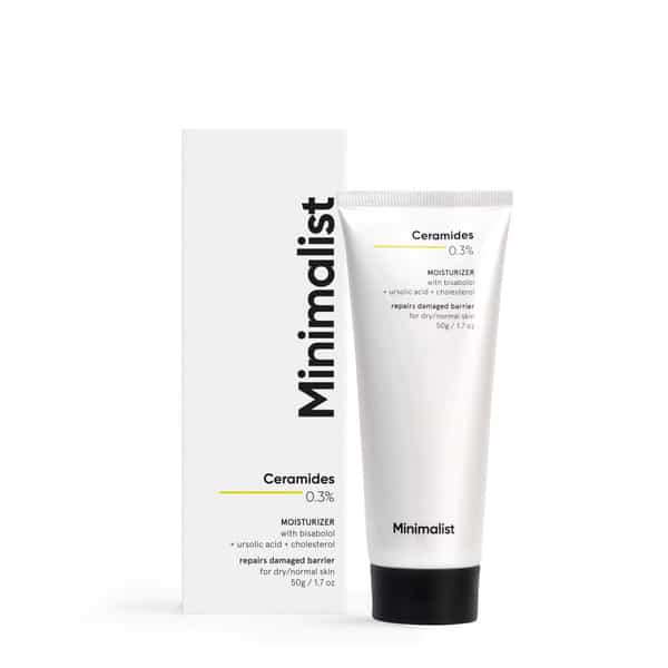 Ceramides 0.3% + Bisabolol Strengthens And Repair Skin Barrier | Hydrates & Soothes | Dry Skin - 50G