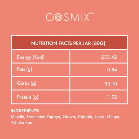 Cosmix My Happy Gut - 60g Jar And My Happy Gut - 60g Pouch (Pack Of 2)
