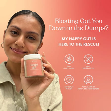 Cosmix My Happy Gut - 60g Jar And My Happy Gut - 60g Pouch (Pack Of 2)