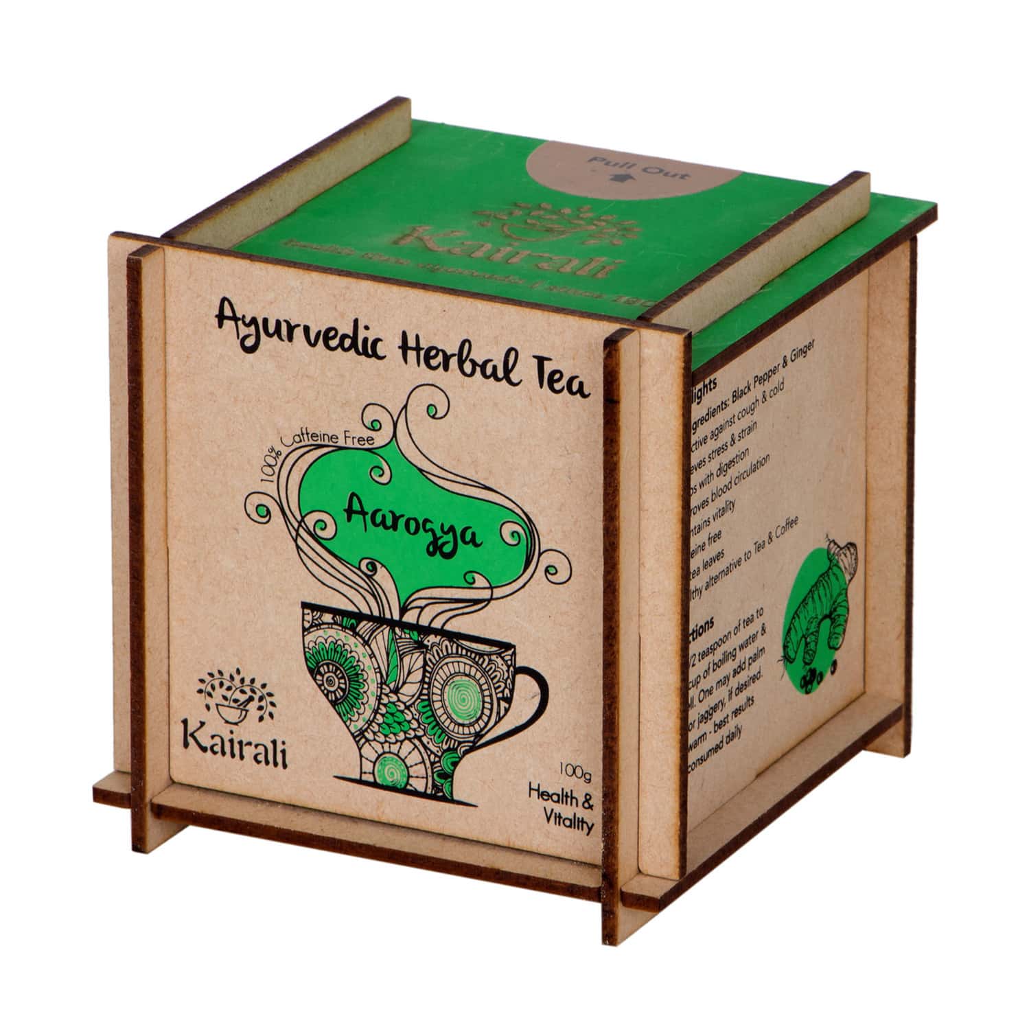 Kairali Aarogya - Herbal Infusion Tea For Health & Vitality - 100g