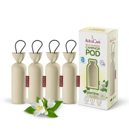 Auracam Gold Standard Camphor Pod Cone (Jasmine) - Set Of 4