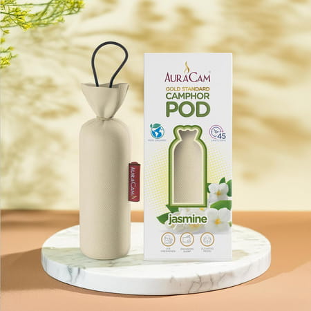 Auracam Gold Standard Camphor Pod Cone (Jasmine) - Set Of 4