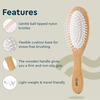 Gubb Wooden Hues Oval Brush