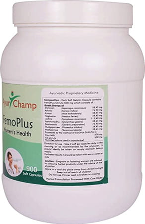 Ayur Champ Femoplus - 900 Capsules Pack Of 4