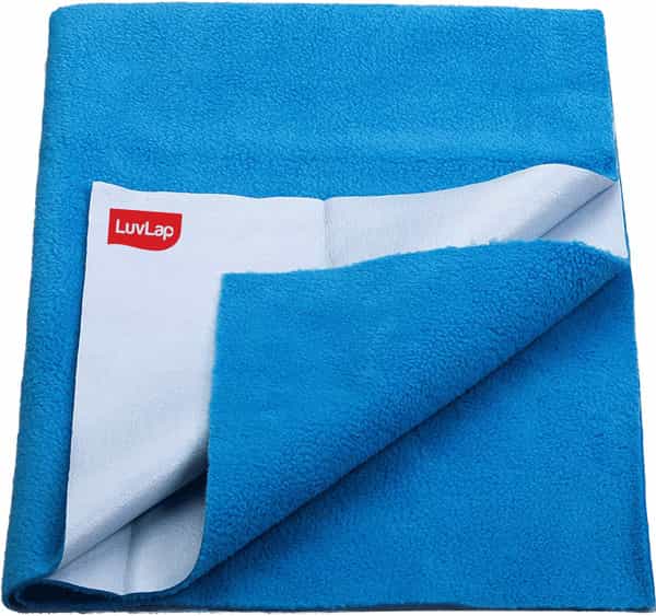Luvlap Instadry Extra Absorbent Dry Sheet/Bed Protector Royal Blue 0M+ Medium 70X100