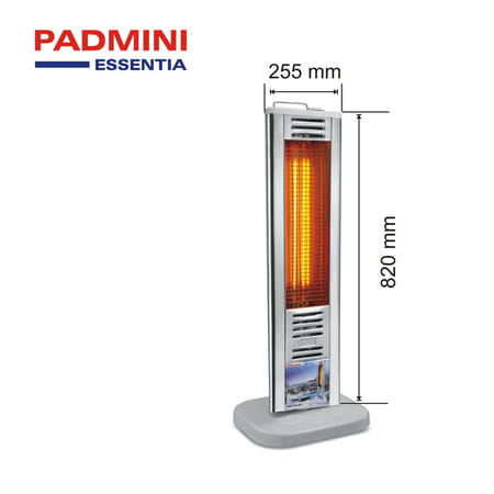 Padmini Essentia Tower Heater Quartz With Fan