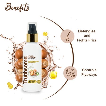 Truthsome Anti-Frizz Serum With Keratin Protein And Infused With The Goodness Of Shea Butter; 100 Ml