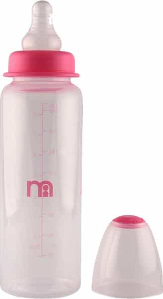 Mothercare Narrow Neck Bottle - Pink - 250Ml