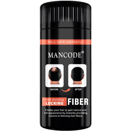 Mancode Hair Fiber Building Fiber 20Gm & Hair Fibre Lock Spray 100Ml Pack Of 2