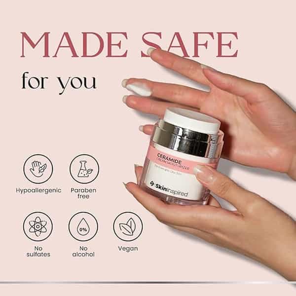 Skininspired Ceramide Moisturizer Cream For Normal To Dry Skin (50G)