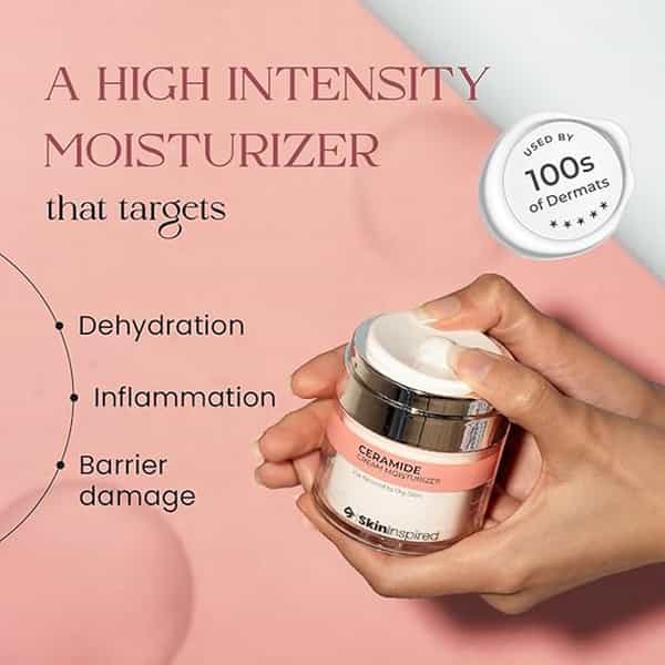 Skininspired Ceramide Moisturizer Cream For Normal To Dry Skin (50G)