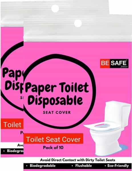 Besafe Forever Disposable Paper Toilet Seat Cover 20 Sheets Pink