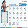 Tracky 4 Electrode Weighing Scale | Sync 18 Body Metrics Via App | Smart Bmi & Body Fat Analyzer