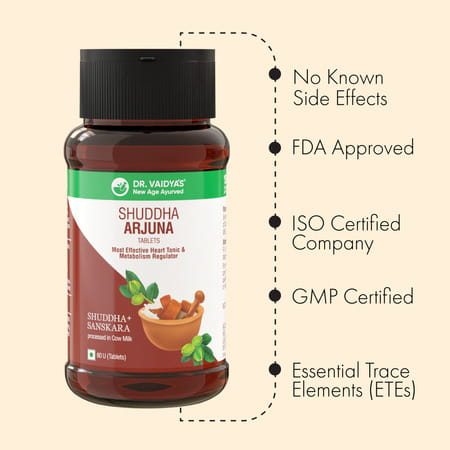 Dr. Vaidya'S Shuddha Arjuna Tablet 60s P2