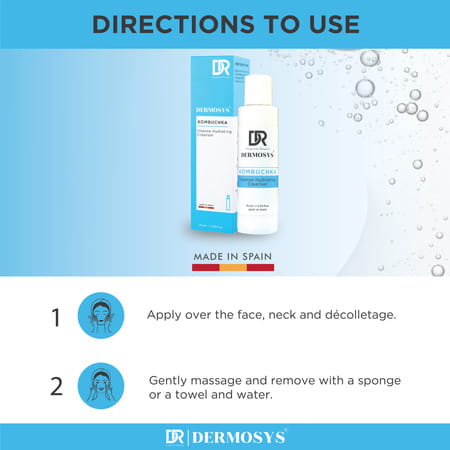 Dermosys Kombuchka Intense Hydrating Cleanser With Kombuchka & Black Tea Extract|All Skin Types|75ml
