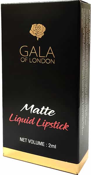 Gala Of London Matte Liquid Lipstick (Waterproof | Transfer Proof | 12H Lasting) - 13 Passion (2 Ml)