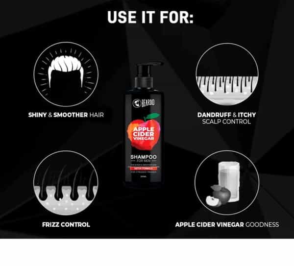 Beardo Apple Cider Vinegar Shampoo - 300 Ml