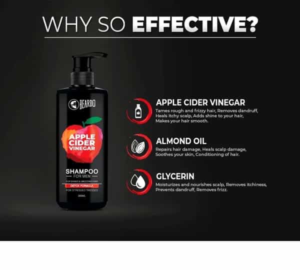 Beardo Apple Cider Vinegar Shampoo - 300 Ml