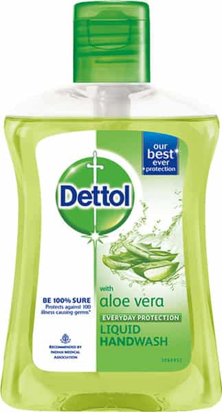 Dettol Aloe Vera Germ Protection Handwash Liquid Soap Fliptop - 200Ml
