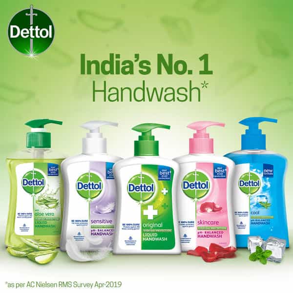 Dettol Aloe Vera Germ Protection Handwash Liquid Soap Fliptop - 200Ml