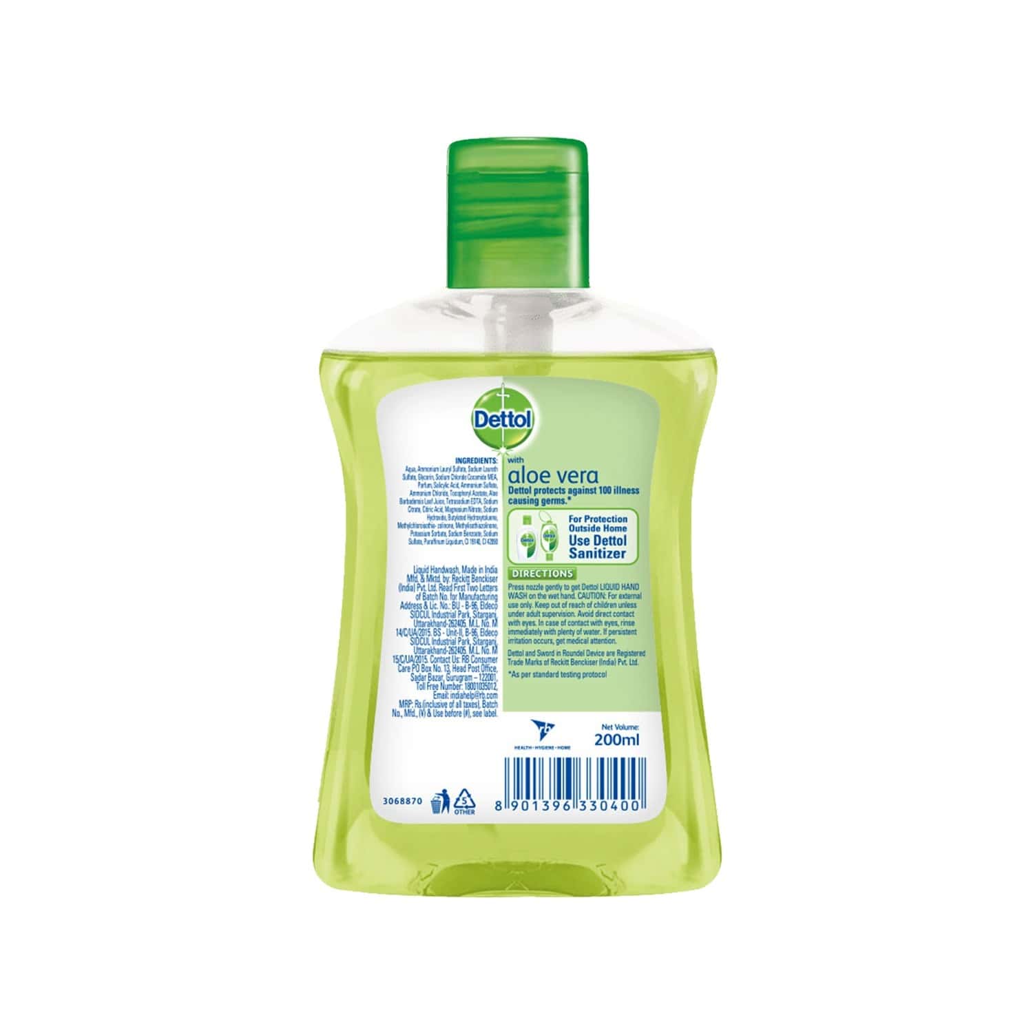 Buy DETTOL ALOE VERA GERM PROTECTION HANDWASH LIQUID SOAP FLIPTOP