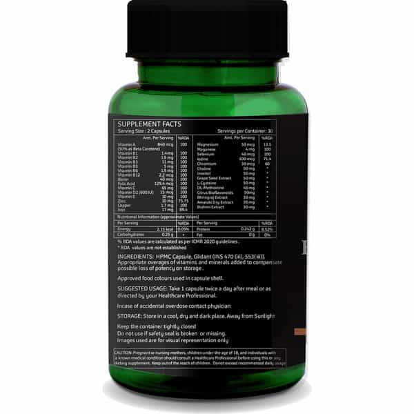Greenopia Advanced Hair Skin & Nails 60 Vegetarian Capsules