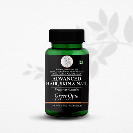 Greenopia Advanced Hair Skin & Nails 60 Vegetarian Capsules