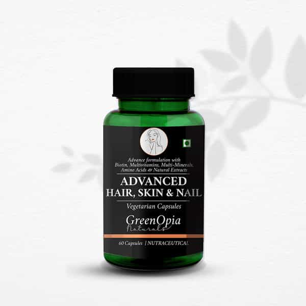 Greenopia Advanced Hair Skin & Nails 60 Vegetarian Capsules