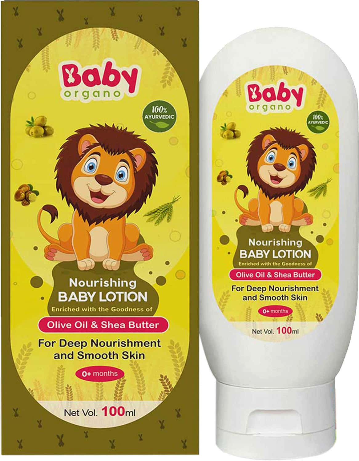 Babyorgano Moisturizing And Nourishing Baby Lotion For Smooth Skin - 100 Ml