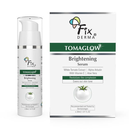 Fixderma Tomaglow Skin Brightening Face Serum Reduce Pigmentation & Dark Spots 30 Ml