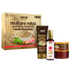 Wow Skin Science Multani Mitti Kit With Rose Water|Cleanses | Detox And Brightens |Pack Of 3|Unisex
