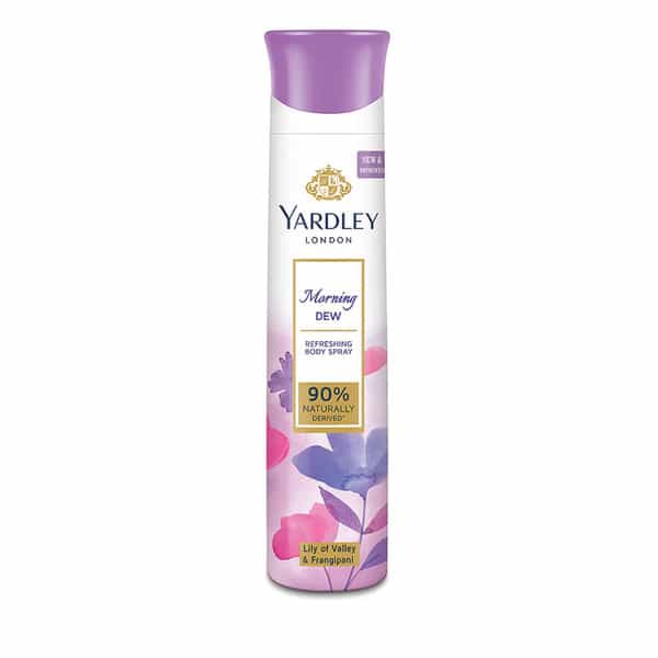 Yardley London Morning Dew Refreshing Deodorant Body Spray For Women | 150Ml