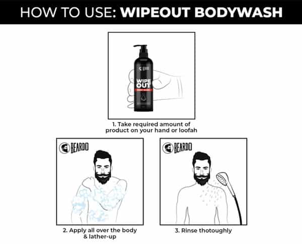 Beardo Wipeout Body Wash - 200 Ml