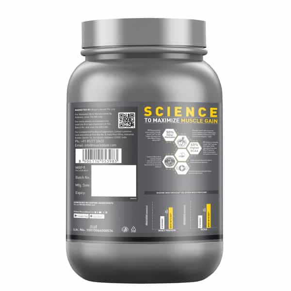 Muscleblaze Biozyme Performance Whey Protein Powder | Magical Mango (1Kg) | 25G Protein