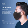 Frido Ultimate Copper Treated Mask|Adjustable Ear Loop|Washable|Imported|Large Size (Pack Of 10)