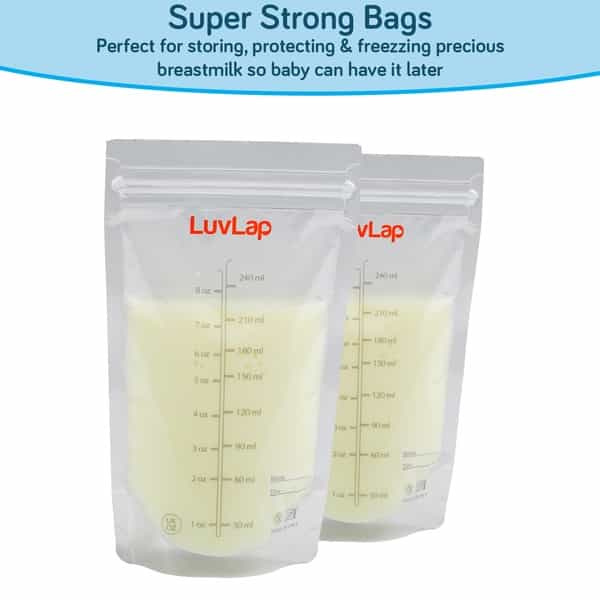 Luvlap Baby Breast Milk Storage Bags (Pack Of 25 Bags)